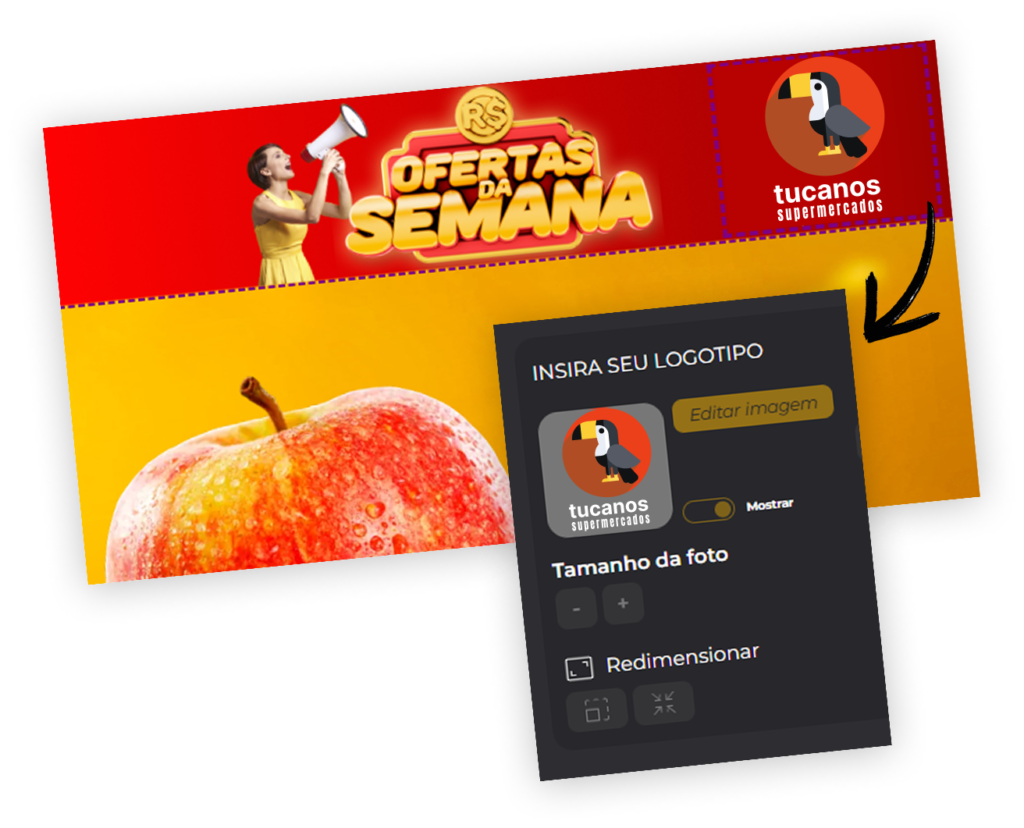 Personalize com seu logotipo - Tabloide.pro